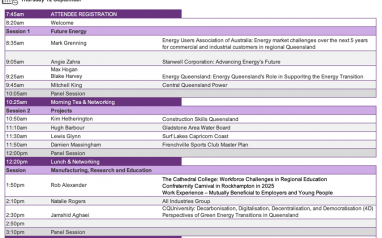 MAJOR PROJECTS AND INDUSTRY FORUM – THURSDAY 12TH SEP ROCKHAMPTON